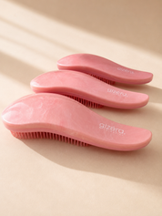 Detangling Hair Brush – Pink Marble