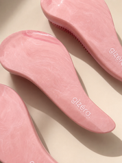 Detangling Hair Brush – Pink Marble